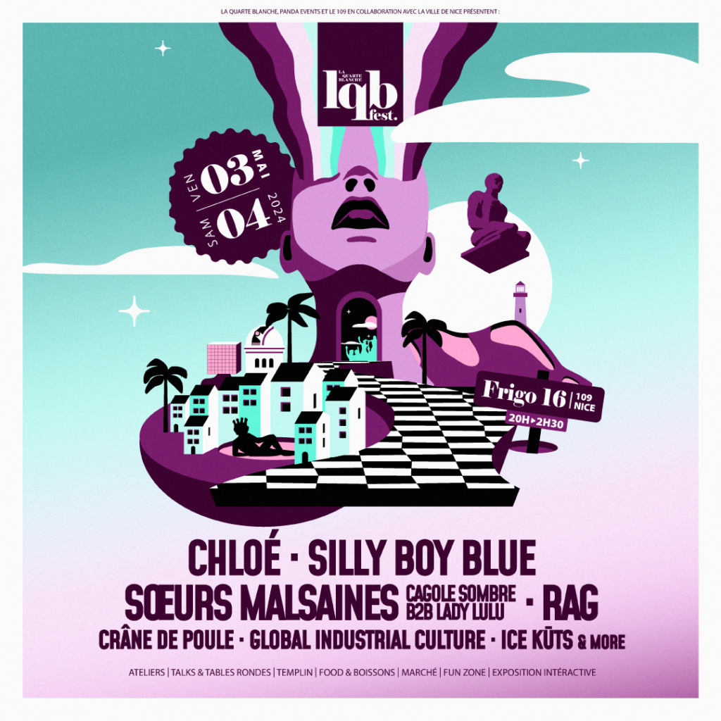 LQB FESTIVAL 100% FEMININE CHLOE SILLY BOY BLUE SOEURS MALSAINES RAG NICE APRIL
